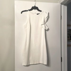 White One Shoulder Mini Dress